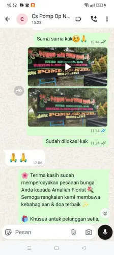 Testimonial Papan Bunga cileunca