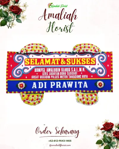 Karangan Bunga Ucapan Selamat cileunca